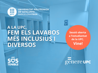 A la UPC, fem els lavabos més inclusius i diversos